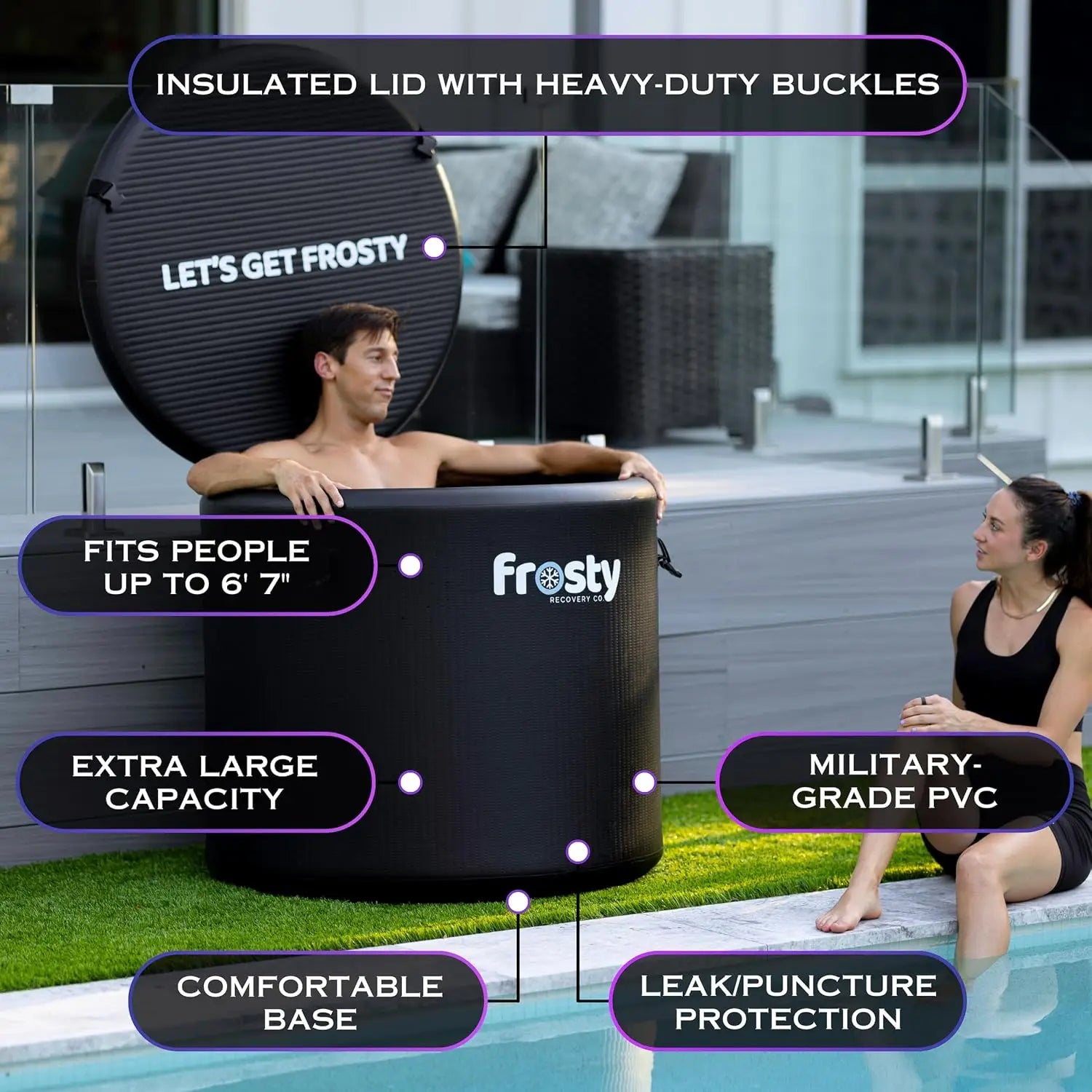 The Ice Pod Cold Plunge Tub