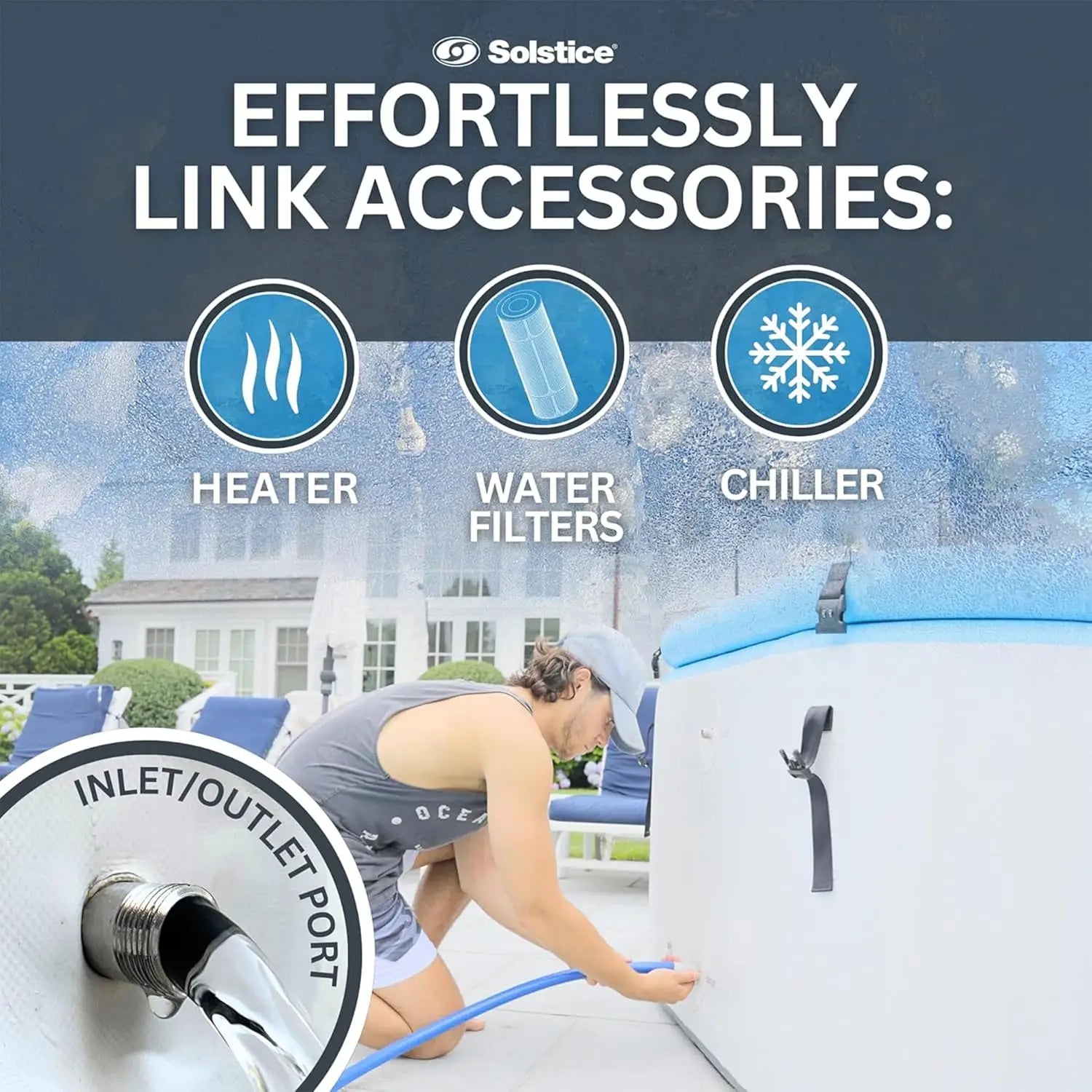 Inflatable Cold Plunge Ice Bath Tub