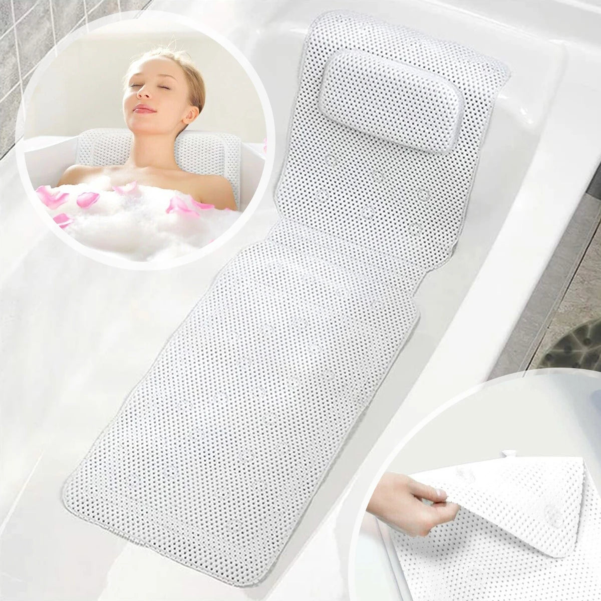 Full Body Bath Cushion Bath Pillow