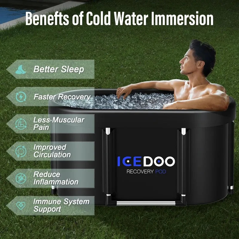 Upgrade XL 139 Gal Oval Ice Bath Tub